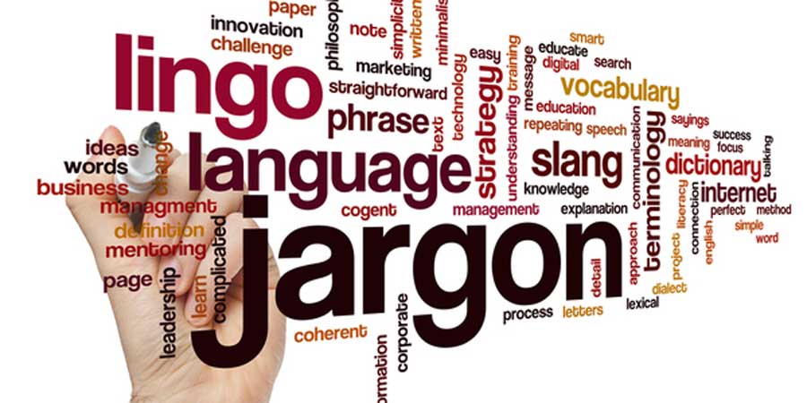 Jargon word cloud