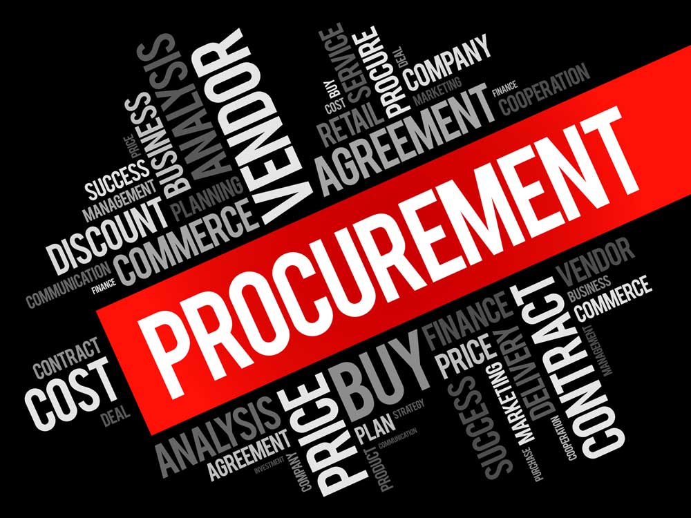 Procurement -the process of obtaining goods, services or work from an external source